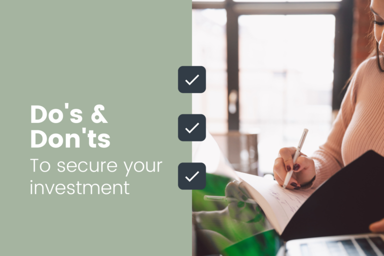 Dos and Donts for buying off the plan