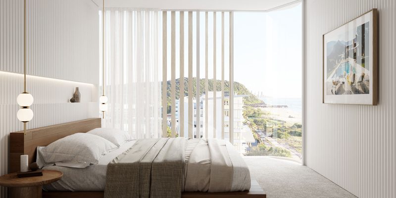 Esplanade Palm Beach Interior Bedroom Area