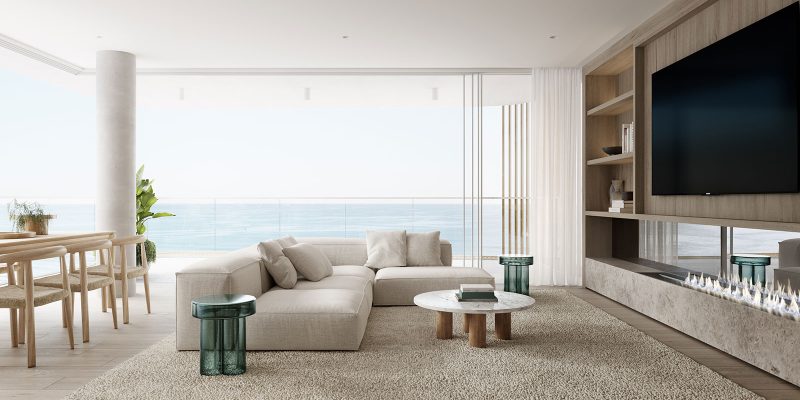Esplanade Palm Beach Interior Living Area
